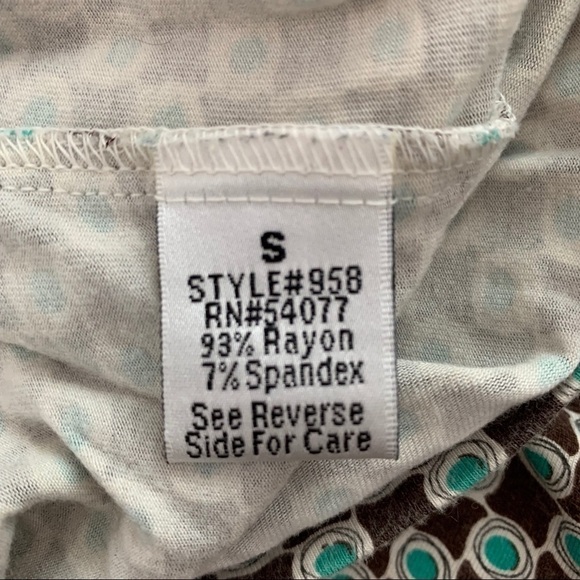 CAbi Style #958 Geometric Print Empire Waist Tunic - Picture 4 of 5